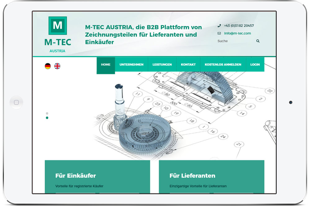 Дизайн сайта для M-TEC Austria - изображение 6