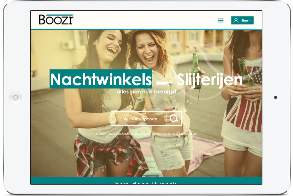 Дизайн сайта для Boozr - изображение 1
