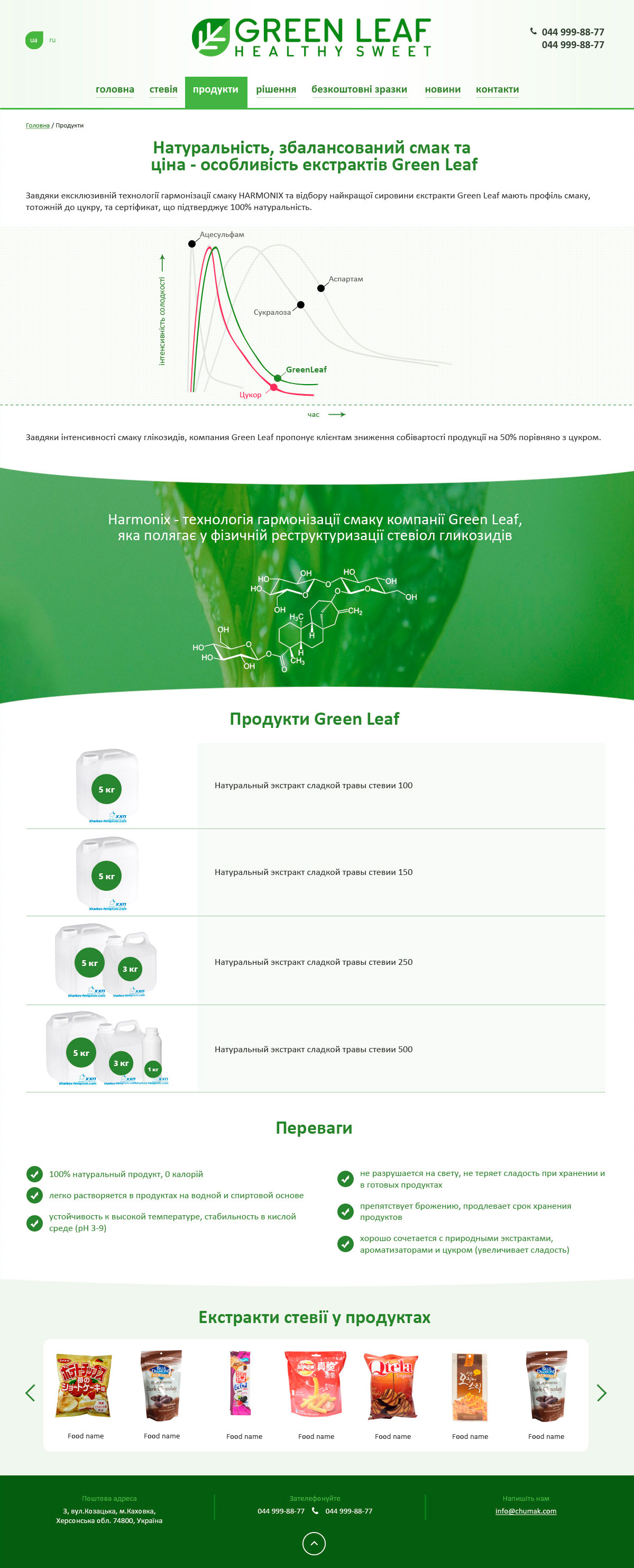 Дизайн сайта для Green Leaf - изображение 2